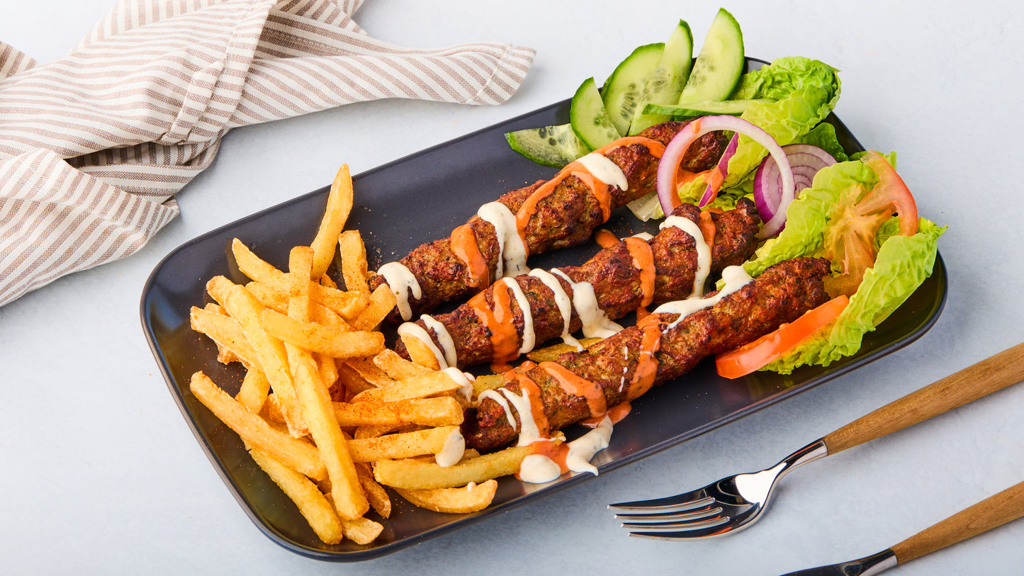 Shishkebab tallerken